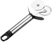 Stainless Steel Single/Double Roller Pizza Cutter Pizza Cooking Tool Knife Pizza Tools Party Cake Bread Pies for Kitchen Tool,Double Roller