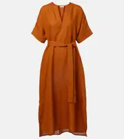 [Eres] Eres Bibi linen kaftan AU 10 brown