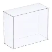 Acrylic Display Case Plastic Box Cube Storage Box Transparent 26x11x20.5cm