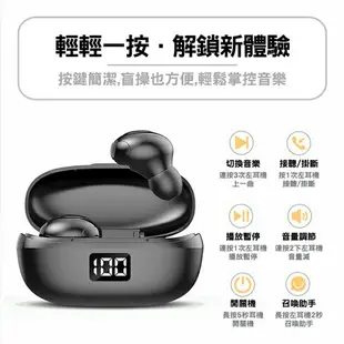 藍牙耳機 9D重低音 無線藍牙耳機 降噪 防水 充電 耳塞式 藍芽5.0