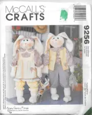 Vintage McCalls Crafts #9256 Connie Sherlock - Bunny Greeters - UNCUT