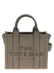 [Marc Jacobs] Marc Jacobs-The Leather Crossbody Tote Borse A Tracolla Grigio-Donna OS Gray