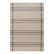 NEW Brink & Campman Zona Outdoor Rug Charcoal Line 280x200cm