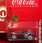 Johnny Lightning CHASE 04 2004 Pontiac GTO WHITE LIGHTNING Coca Cola Car w/Tin