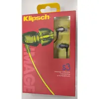 在飛比找蝦皮購物優惠-Klipsch S3 耳道式耳機 全新未拆