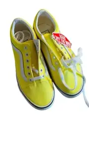 Vans Classic Neon Lemon Tonic/Tr Wht Size W6.5 M5.0