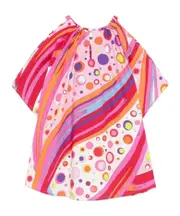 Emilio Pucci Junior Abiti Pattern Dress 8Y,12 Pink