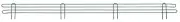 Metro L60N-4K3 Super Erecta 4" High Stackable Ledge for Wire Shelving, Metrosea