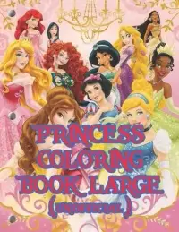 在飛比找博客來優惠-Princess Coloring Book Large (