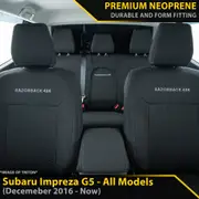 Subaru Impreza G5 - GP6 Premium Neoprene Bundle (Made to Order)