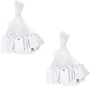 PLAFOPE 1000pcs Blank Tag Tags Blank Labels Label Paper Key Marking Retail White Paper