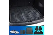 Weisshorn Car Rubber Floor Trunk Toolbox Cargo Mats for Tesla Model Y 2021-2023