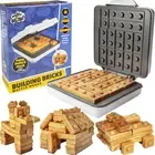 Building Brick Electric Waffle Maker- Cook Fun Buildable Waffles, Pancakes in...