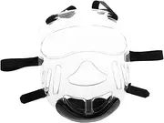 Perfeclan Taekwondo Face Shield, Protective Mask Sports Gear, Clear Boxing Headgear, Detachable Helmet Cover Face Guard for Karate