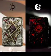 3D Clown Zippo Lighter – Heavy Armor Rose Design Refillable Lighter