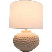 LVD Ceramic/Cotton Lamp Home/Room Tabletop Decor 42x57cm Waitangi Earthen