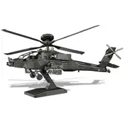 3d Puzzles Ah-64 Apache Metal Assembly Model Kits for Adults Jigsaw Diy