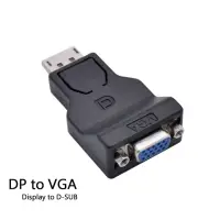 在飛比找momo購物網優惠-【LineQ】DisplayPort轉VGA 公對母 迷你轉