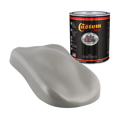 Hot Rod Flatz Dove Gray Urethane Automotive Flat Car Paint, Quart Only