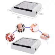 Manicure Vacuum Manicure Cleaner 80w Nail Dust Vacuum Cleaner Fan Vacuum Cleaner Dust Collection