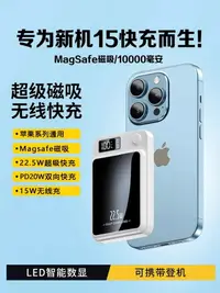 在飛比找樂天市場購物網優惠-iphone磁吸無線充電寶適用蘋果15華為小米手機專用mag