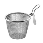 Stainless Steel Fine Mesh Colander Hot Frying Strainer Filter Basket Sieve