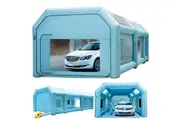 VEVOR Inflatable Spray Booth Car Paint Tent 8.5x4.6x3m Filter System 2 Blowers