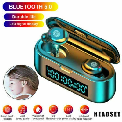 TWS Wireless Earphones Headset Earbuds Noise Cancelling Headphones for Bluetooth