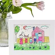 Modular Frames For Artworks With Interchangeable Panel - Storage For Crafts With Large Capacity, Display Frame For Children's Artworks | Open Archive For 50 Sheets, Ideal Pe