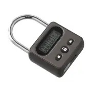 Metal Timer Lock with LCD Display Self control Correction Tool Automatic Unlock