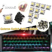 70Pcs Linear Mechanical Keyboard Replacement Switch Lot Custom Yellow Switches