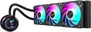 AORUS WATERFORCE X II 360 Liquid CPU Cooler, 360mm Radiator with 3X 120mm Low Noise ARGB Fans, Compatible with Intel LGA1851, LGA1700, and AMD AM5(GP-AORUS WATERFORCE X II 360)
