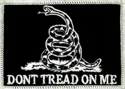 DON'T TREAD ON ME EMBELEM VETERAN IRON ON PATCH EE-291