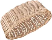 TOYANDONA Bread Basket Woven Snack Basket for Serving Bread and Fruits Portable Lightweight Design for Table Picnic and Home Use