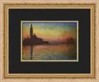 Claude Monet San Giorgio Maggiore by Twilight Custom Framed Print
