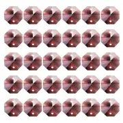 K9 Crystal Octagon Beads 2 Holes 60 Pack 14mm Chandelier Prisms Purple