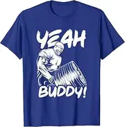 [HDIJDY] Yeah Buddy - Ronnie Coleman T-Bar Row - Gym Motivational T-Shirt