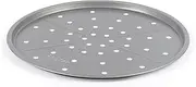 Salter Essentials Pizza Tray – Non-Stick Coating, Round Baking Tray, Dishwasher Safe, Easy to Clean, Made in The UK, Durable Carbon Steel, Garlic Bread, Lightweight Oven Sheet, PFOA-Free, BW13671