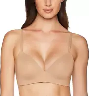 Calvin Klein Women's 246906 Form Lightly Lined Denim Bra Underwear Size 38C