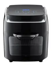 Heller 12L Digital Air Fryer 1800W Electric Oven Cooker w/Basket/Tray/Rack Black