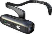 CAMMHD 4K Camcorder, Head Mounted Camera Wearable Vlog Camera 6-Axis Gimbal Stab
