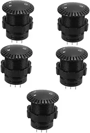 Mobestech 5pcs Car LED Clock Desk Clock Digital Tiny Clock Digital Clock for Car Auto Dashboard Clock Car Accessory Clock for Car Dash Car Clock Small Digital Clock Auto Clock Black