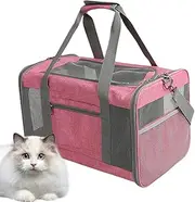 Pet Travel Carrier - Foldable Dog Carry Bag - Breathable Kitten Carry Backpack Pet Supply for Shopping Home Camping Outdoor Porch Going Out Beach Hiking Picnics Park Car