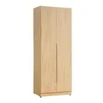 【BODEN】懷特2.5尺北歐風二門衣櫃(單吊桿+抽屜)