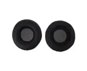 2PCS Breathable Soft Ear Pads Foam Cushions Earpad 1Pair for Meizu HD50 Replacement Headphone Earphone Sleeve Cushions - Black