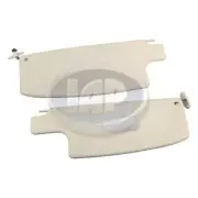 IVORY SUN VISOR SUNVISORS W/ VANITY MIRROR VOLKSWAGEN T1 BUG BEETLE 1968-1977 (for: Volkswagen)