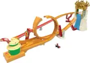 Mario Kart Track Set & Toy Car, Super Mario Bros Jungle Kingdom Raceway, 3+ F...