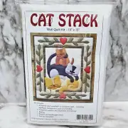 Cat Stack Wall Quilt Kit 13" X 15" Item #K0712 Instructions Material Batting