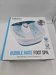 Homedics Bubble Mate Foot Spa with Heat Massage and Removable Pumice Stone