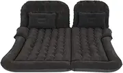 Weisshorn SUV Car Air Mattress, 175 x 130cm Inflatable Bed Folding Foldable Mattresses Back Seat, Portable Outdoor Camping Travel Chair with Carry Bag and 2 Pillows Black